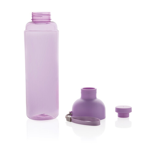 Impact auslaufsichere Wasserflasche aus RCS recyc. PET 600ml lila bedrucken, Art.-Nr. P437.019