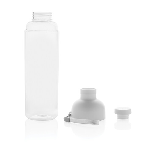 Impact auslaufsichere Wasserflasche aus RCS recyc. PET 600ml weiß bedrucken, Art.-Nr. P437.013