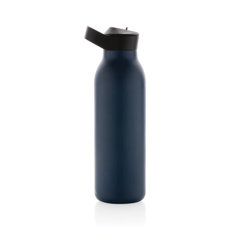 Avira Ara RCS Re-Steel Fliptop Wasserflasche 500ml navy blau bedrucken, Art.-Nr. P438.080