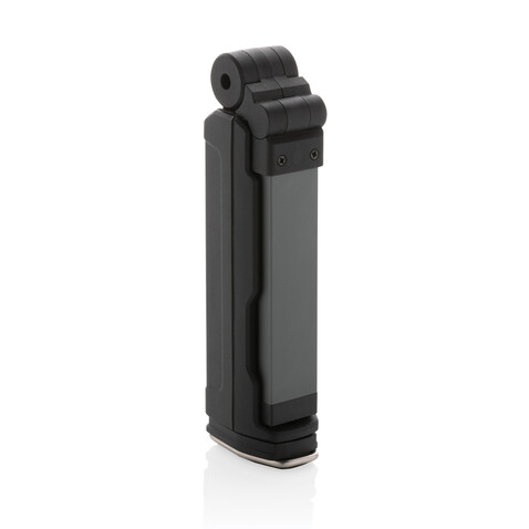 Gear X wiederaufladbare USB Arbeitsleuchte aus RCS rec. ABS schwarz bedrucken, Art.-Nr. P513.142