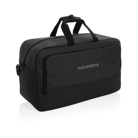 Armond AWARE™ RPET Weekend-Duffel schwarz bedrucken, Art.-Nr. P707.241 Armond AWARE™ RPET Weekend-Duffel schwarz bedrucken, Art.-Nr. P707.241
