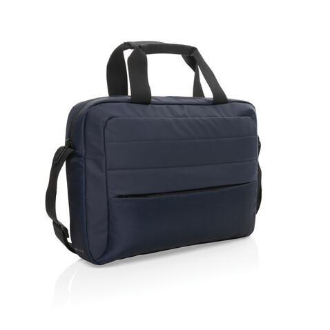 Armond AWARE™ RPET 15.6&quot; Laptop-Tasche navy blau bedrucken, Art.-Nr. P732.225