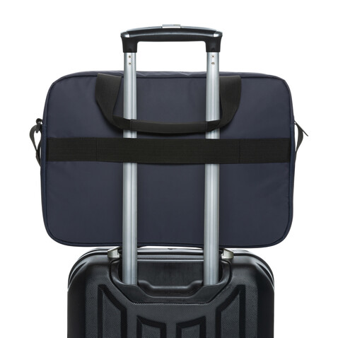 Armond AWARE™ RPET 15.6&quot; Laptop-Tasche navy blau bedrucken, Art.-Nr. P732.225