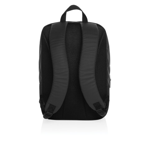 Armond AWARE™ RPET 15.6&quot; Basic Laptop-Rucksack schwarz bedrucken, Art.-Nr. P763.301