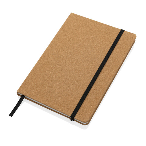 Stoneleaf A5 Notizbuch aus Kork und Steinpapier braun bedrucken, Art.-Nr. P774.589
