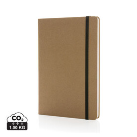 Craftstone A5 Notizbuch aus recycelt. Kraft- und Steinpapier braun bedrucken, Art.-Nr. P774.597 Craftstone A5 Notizbuch aus recycelt. Kraft- und Steinpapier braun bedrucken, Art.-Nr. P774.597