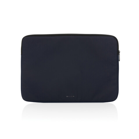 Armond AWARE™ RPET 15.6&quot; Laptop-Sleeve navy blau bedrucken, Art.-Nr. P788.155