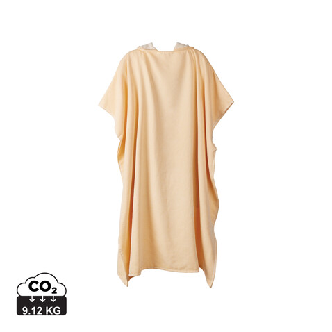 VINGA Tolo Hamam Frottee Strandponcho gelb, off white bedrucken, Art.-Nr. V417206