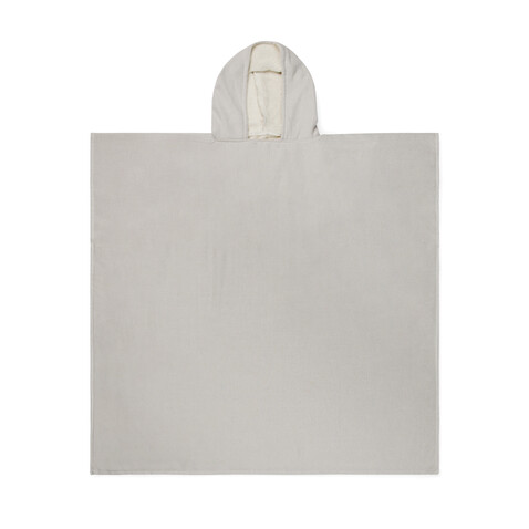 VINGA Tolo Hamam Frottee Strandponcho grau, off white bedrucken, Art.-Nr. V417202