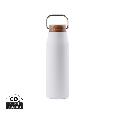 VINGA Ciro RCS recycelte Vakuumflasche 300ml weiß bedrucken, Art.-Nr. V430043