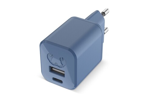 2WC30 I Fresh &#039;n Rebel Mini Charger USB-C + A PD // 30W - Dive Blue bedrucken, Art.-Nr. LT49407-N0048