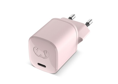 2WC20 I Fresh &amp; Rebel USB-C Mini Charger USB-C PD // 20W - Pastellrosa bedrucken, Art.-Nr. LT49727-N0079