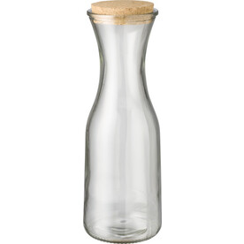 Karaffe aus recyceltem Glas (1 L) Rowena – transparent bedrucken, Art.-Nr. 970999999_976595