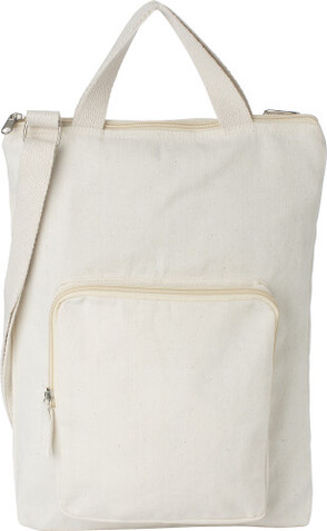 Laptoptasche aus Baumwolle Iker – Khaki bedrucken, Art.-Nr. 013999999_1014865