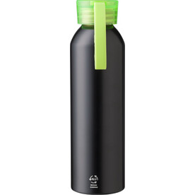 Flasche aus recyceltem Aluminium (650 ml) Izabella – Limettengrün bedrucken, Art.-Nr. 019999999_1014890