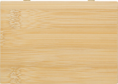 Bambus-Maniküre-Set Lydia – Braun bedrucken, Art.-Nr. 011999999_1014897
