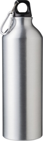 Recycelte Aluminiumflasche (750 ml) Makenna – Silber bedrucken, Art.-Nr. 032999999_1015121