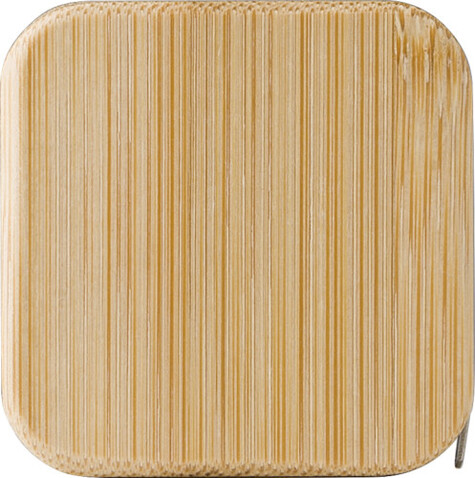 Bambus-Maßband Callum – Braun bedrucken, Art.-Nr. 011999999_1015123
