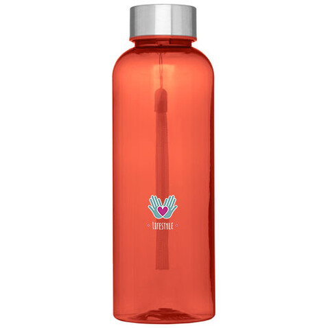 Bodhi 500 ml Sportflasche aus RPET, transparent rot bedrucken, Art.-Nr. 10073721