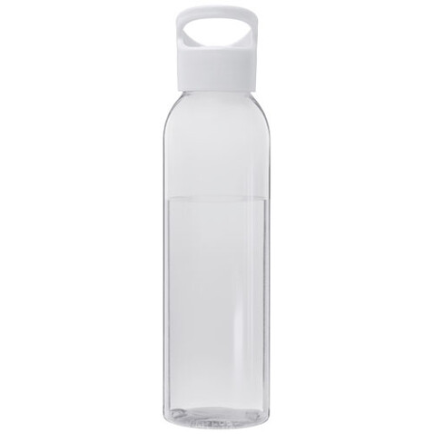 Sky 650 ml Sportflasche aus recyceltem Kunststoff, weiss bedrucken, Art.-Nr. 10077701