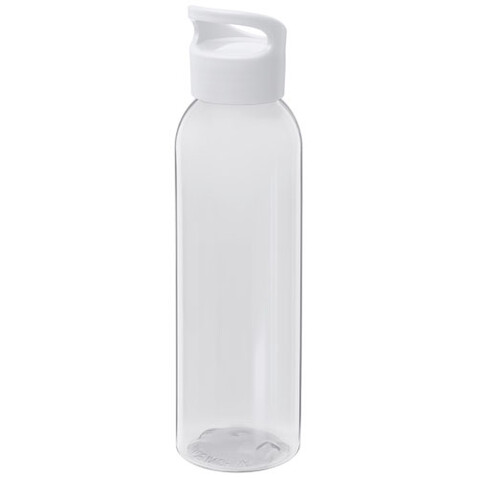 Sky 650 ml Sportflasche aus recyceltem Kunststoff, weiss bedrucken, Art.-Nr. 10077701