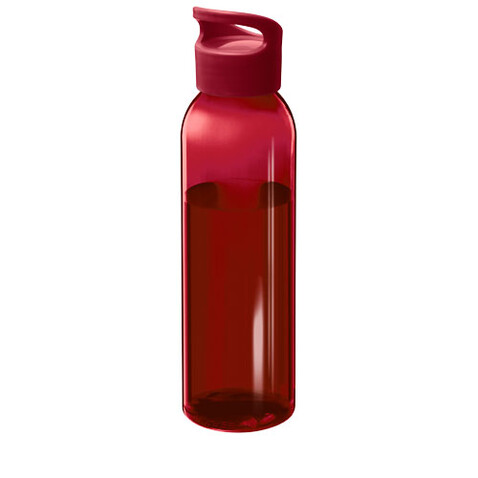 Sky 650 ml Sportflasche aus recyceltem Kunststoff, rot bedrucken, Art.-Nr. 10077721