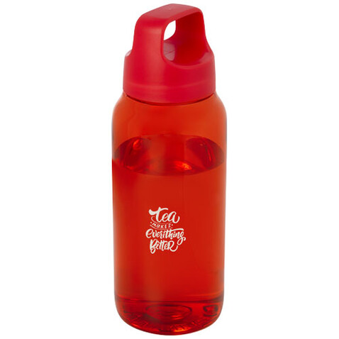 Bebo 500 ml Trinkflasche aus recyceltem Kunststoff, rot bedrucken, Art.-Nr. 10078521