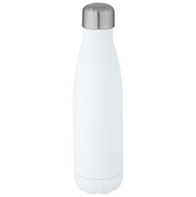 Cove 500 ml RCS-zertifizierte vakuumisolierte Edelstahlflasche, weiss bedrucken, Art.-Nr. 10079001