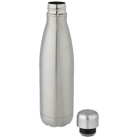 Cove 500 ml RCS-zertifizierte vakuumisolierte Edelstahlflasche, silber bedrucken, Art.-Nr. 10079081