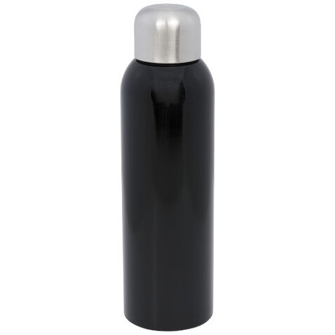 Guzzle 820 ml RCS-zertifizierte Sportflasche aus Edelstahl, schwarz bedrucken, Art.-Nr. 10079190