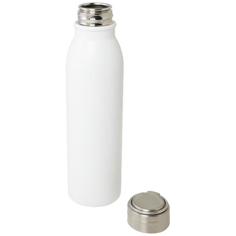 Harper 720 ml RCS-zertifizierte Sportflasche aus Edelstahl mit Metallschlaufe, weiss bedrucken, Art.-Nr. 10079201
