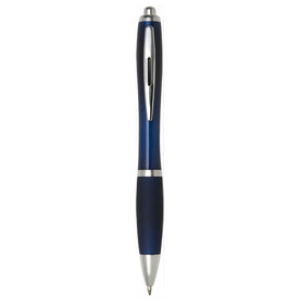 Nash Kugelschreiber mit farbigem Schaft und Griff (schwarze Mine), indigoblau bedrucken, Art.-Nr. 10639955