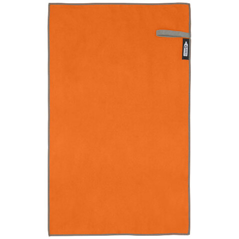 Pieter ultraleichtes und schnell trocknendes GRS Handtuch 30 × 50 cm, orange bedrucken, Art.-Nr. 11332231