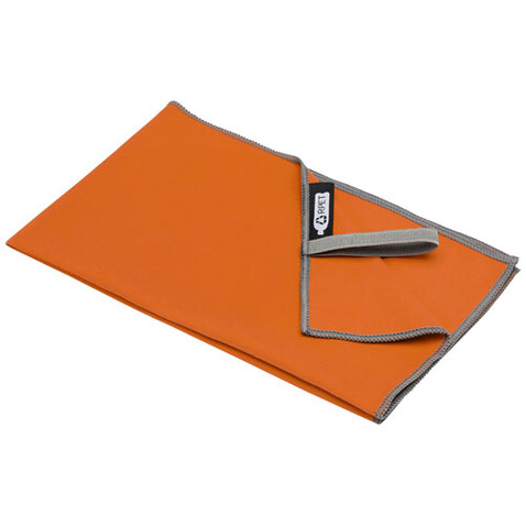 Pieter ultraleichtes und schnell trocknendes GRS Handtuch 30 × 50 cm, orange bedrucken, Art.-Nr. 11332231