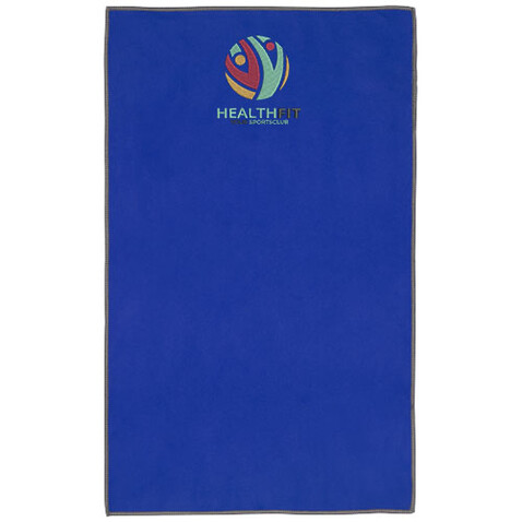 Pieter ultraleichtes und schnell trocknendes GRS Handtuch 30 × 50 cm, royalblau bedrucken, Art.-Nr. 11332253