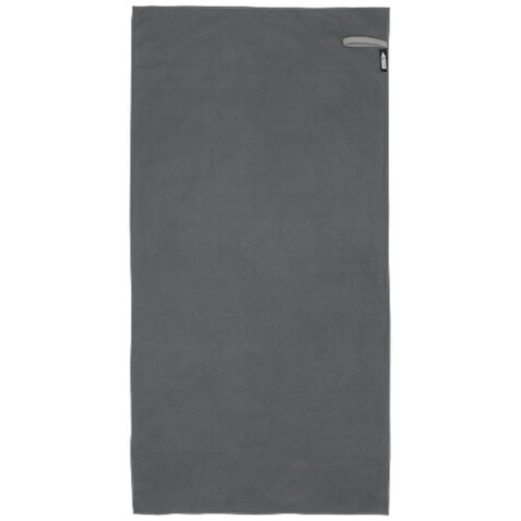 Pieter ultraleichtes und schnell trocknendes GRS Handtuch 50 × 100 cm, grau bedrucken, Art.-Nr. 11332382