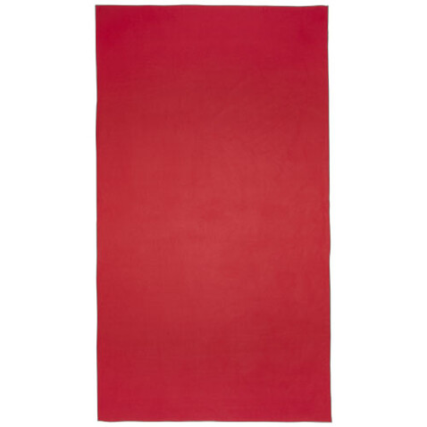 Pieter ultraleichtes und schnell trocknendes GRS Handtuch 100 × 180 cm, rot bedrucken, Art.-Nr. 11332421