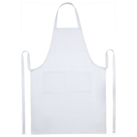 Shara 240 g/m2 Aware™ recycelte Schürze, weiss bedrucken, Art.-Nr. 11333201