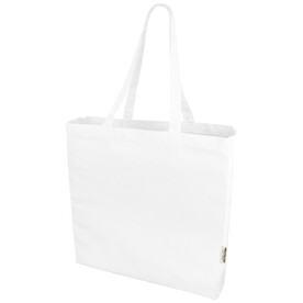 Odessa 220 g/m² recycelte Baumwoll Tragetasche 13L, weiss bedrucken, Art.-Nr. 12071001 Odessa 220 g/m² recycelte Baumwoll Tragetasche 13L, weiss bedrucken, Art.-Nr. 12071001