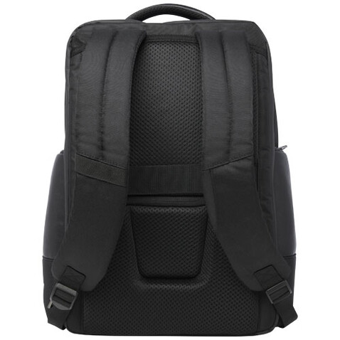 Expedition Pro 15,6&quot; Laptop-Rucksack aus GRS Recyclingmaterial 25 L, schwarz bedrucken, Art.-Nr. 13005690