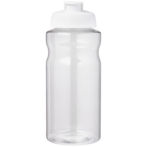 H2O Active® Big Base 1L Sportflasche mit Klappdeckel, weiss bedrucken, Art.-Nr. 21017501