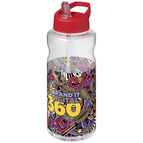 H2O Active® Big Base 1L Sportflasche mit Ausgussdeckel, rot bedrucken, Art.-Nr. 21017621 H2O Active® Big Base 1L Sportflasche mit Ausgussdeckel, rot bedrucken, Art.-Nr. 21017621