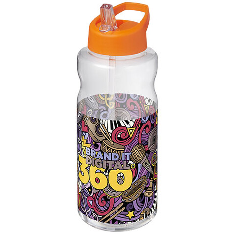 H2O Active® Big Base 1L Sportflasche mit Ausgussdeckel, orange bedrucken, Art.-Nr. 21017631 H2O Active® Big Base 1L Sportflasche mit Ausgussdeckel, orange bedrucken, Art.-Nr. 21017631