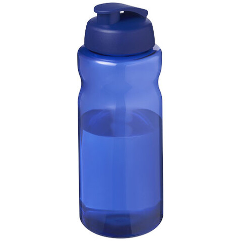 H2O Active® Eco Big Base 1L Sportflasche mit Klappdeckel, blau, blau bedrucken, Art.-Nr. 21017892 H2O Active® Eco Big Base 1L Sportflasche mit Klappdeckel, blau, blau bedrucken, Art.-Nr. 21017892