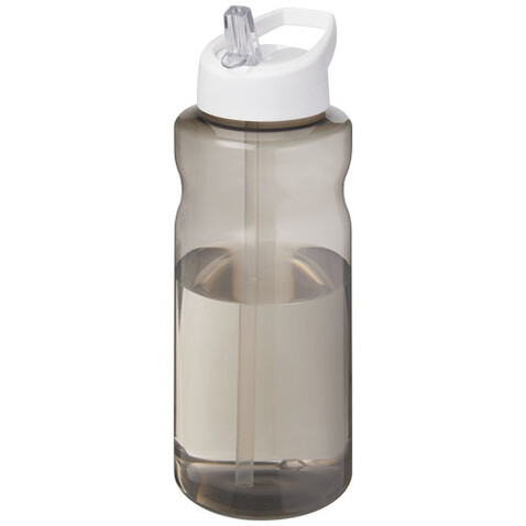 H2O Active® Eco Big Base 1L Sportflasche mit Ausgussdeckel, kohle, weiss bedrucken, Art.-Nr. 21017991 H2O Active® Eco Big Base 1L Sportflasche mit Ausgussdeckel, kohle, weiss bedrucken, Art.-Nr. 21017991