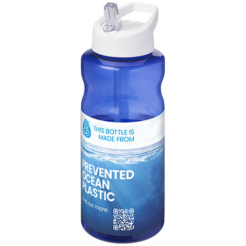 H2O Active® Eco Big Base 1L Sportflasche mit Ausgussdeckel, blau, weiss bedrucken, Art.-Nr. 21017992 H2O Active® Eco Big Base 1L Sportflasche mit Ausgussdeckel, blau, weiss bedrucken, Art.-Nr. 21017992