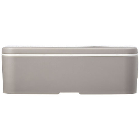 MIYO Renew Lunchbox, kieselgrau, weiss bedrucken, Art.-Nr. 21018182 MIYO Renew Lunchbox, kieselgrau, weiss bedrucken, Art.-Nr. 21018182