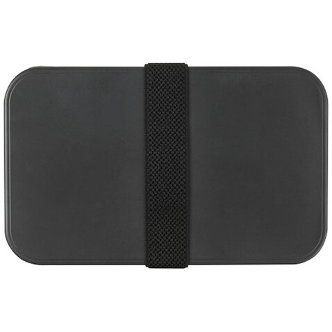 MIYO Renew Doppel-Lunchbox, granitfarben, elfenbeinweiß, schwarz bedrucken, Art.-Nr. 21018294