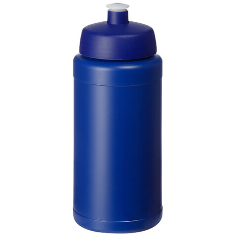 Baseline Recycelte Sportflasche, 500 ml, blau, blau bedrucken, Art.-Nr. 21044491 Baseline Recycelte Sportflasche, 500 ml, blau, blau bedrucken, Art.-Nr. 21044491