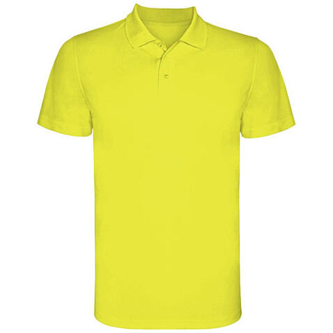 Monzha Sport Poloshirt für Kinder, Fluor Yellow bedrucken, Art.-Nr. K04041CM